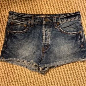 Free people Jean shorts